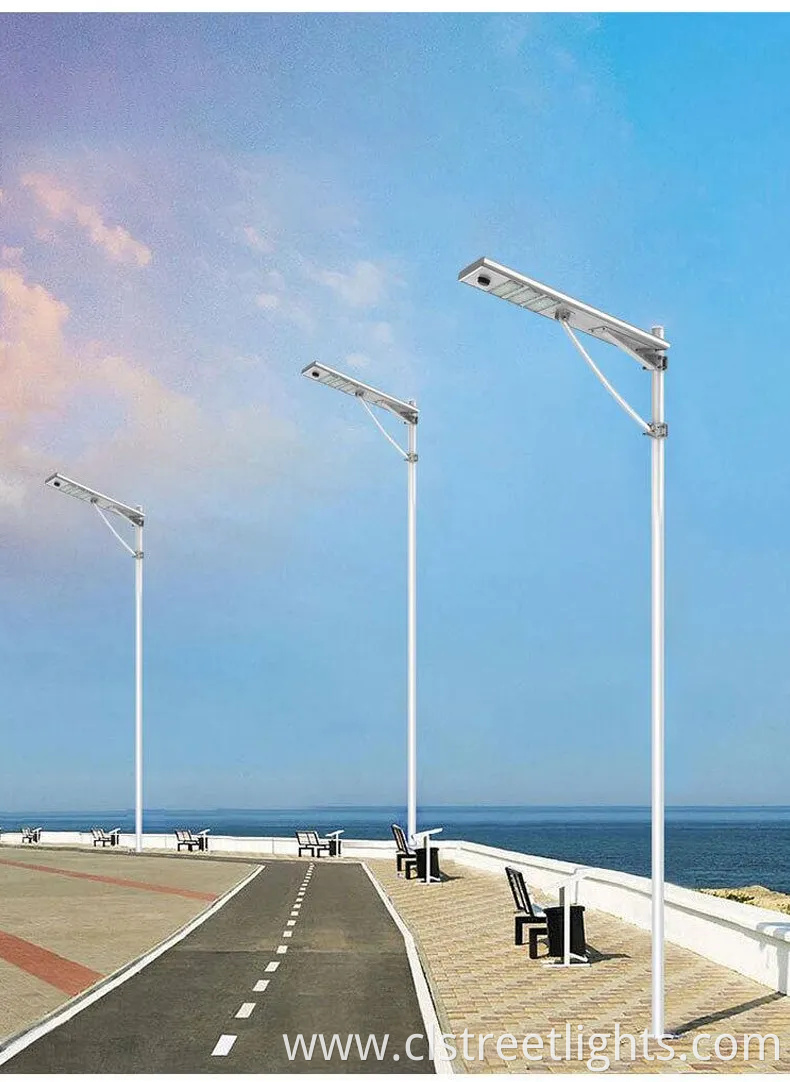 30W 40W 50W 60W All in One Intergrated Outdoor Solar LED Power Garden Street Light